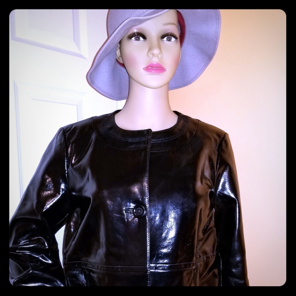 Laura Ashley Black Leather Jacket
